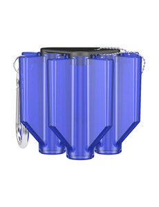 Target Darts 8 Flight 8Case Clear Blue Flight Case