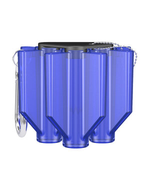 Target Darts 8 Flight 8Case Clear Blue Flight Case