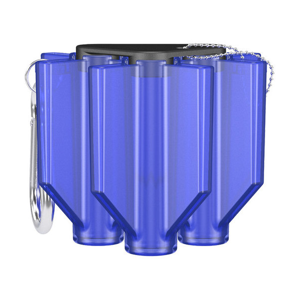 Target Darts 8 Flight 8Case Clear Blue Flight Case