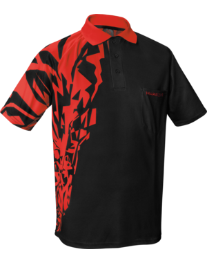 Harrows Darts Harrows Rapide Black and Red 2XL Dart Shirt