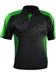 Harrows Darts Harrows Vivid Black And Green XL Dart Shirt