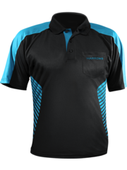 Harrows Darts Harrows Vivid Black Aqua M Dart Shirt