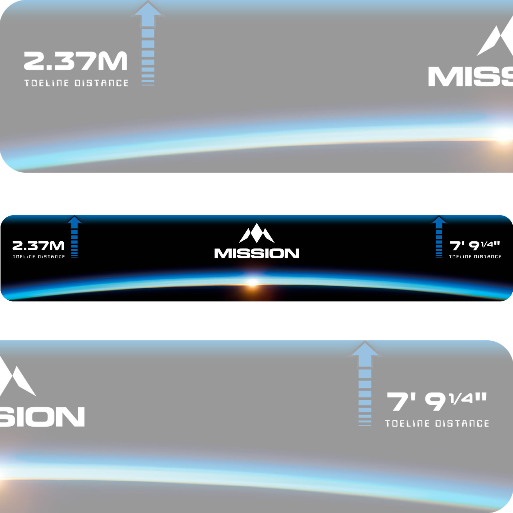 Mission Darts Mission Horizon Toe Line