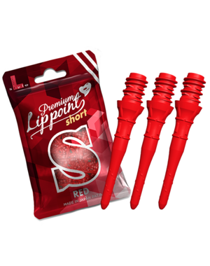 L-STYLE Premium SHORTLIP - 30 tips/bag - 20 bags/box - Red