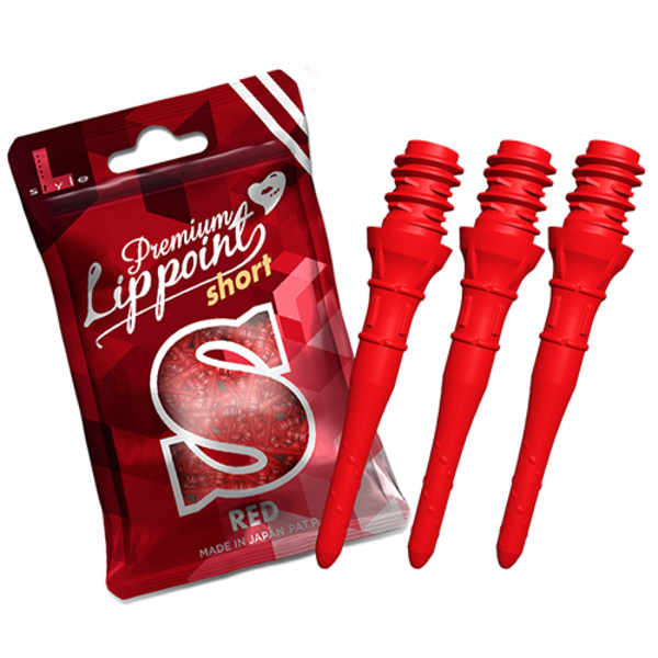 L-STYLE Premium SHORTLIP - 30 tips/bag - 20 bags/box - Red