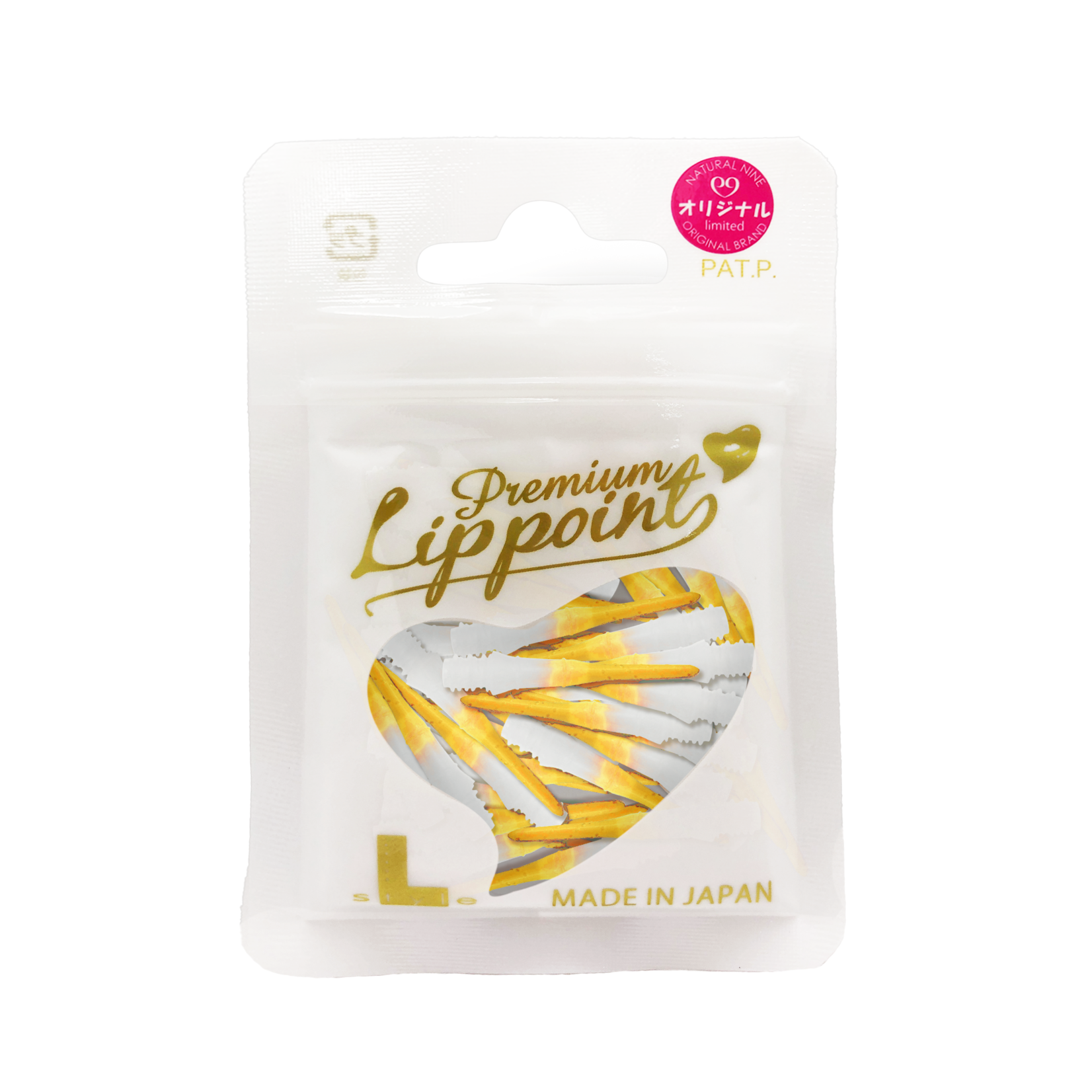 L-STYLE Premium Lippoint N9 Gradation - Orange - 30 tips/bag - Orange on White
