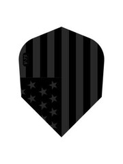 Viper Darts Viper V-100 American Flag Traditional Black Standard Dart Flights