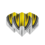 Winmau Darts Winmau Prism Alpha White and Yellow 170 Standard Dart Flights
