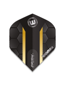 Winmau Darts Winmau Prism Alpha Black and Gold Hexagon 185 Standard Dart Flights