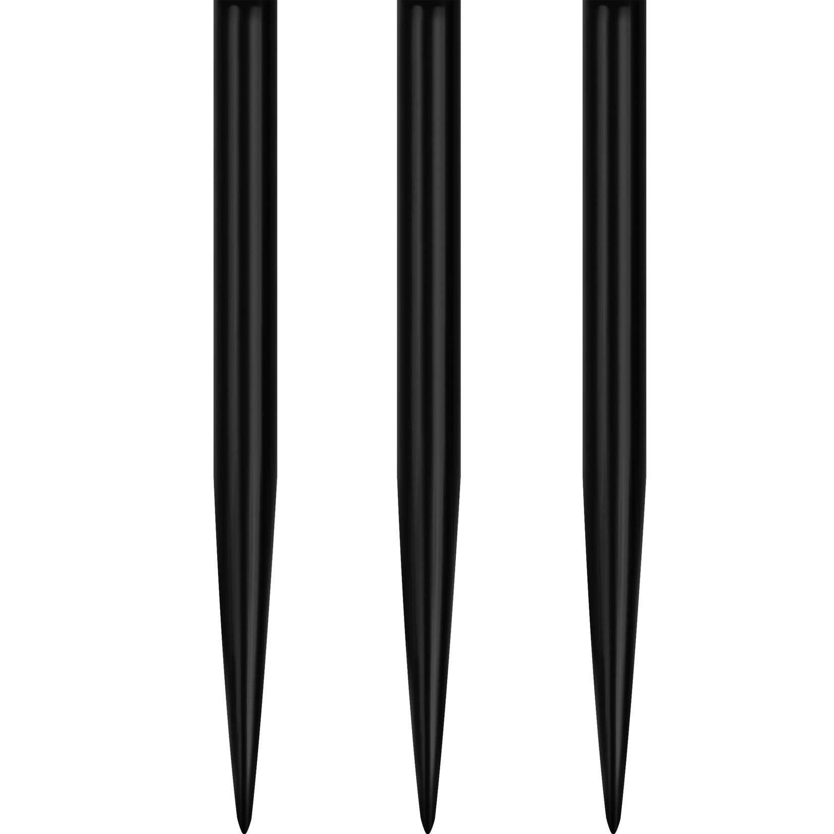 Mission Darts Mission Glide Dart Points - Replacement Smooth Points - Black - Length 30mm