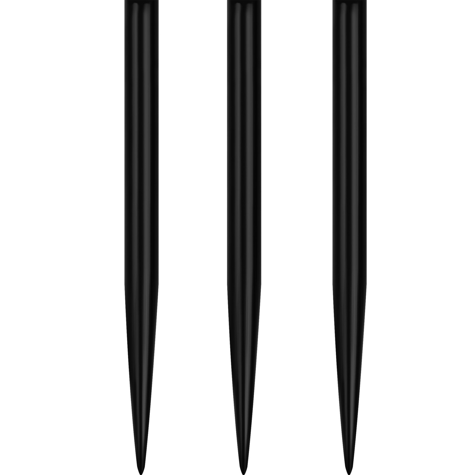 Mission Darts Mission Glide Dart Points - Replacement Smooth Points - Black - Length 32mm