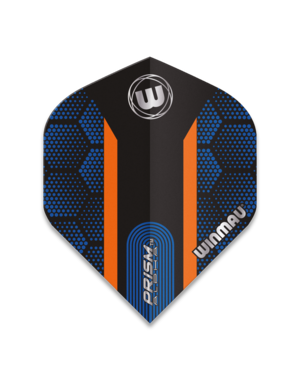 Winmau Darts Winmau Prism Alpha Blue and Orange Hexagon 184 Standard Dart Flights