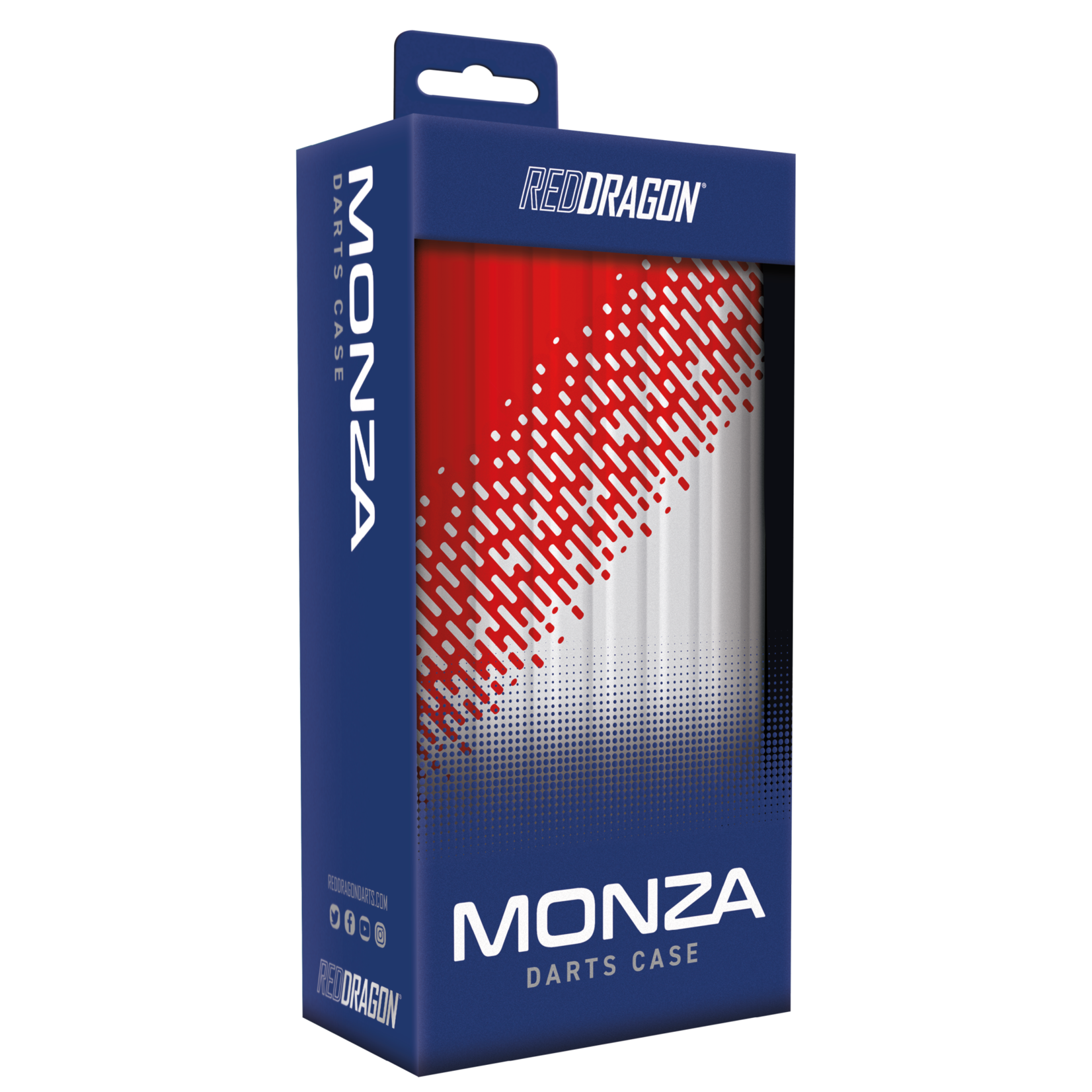 RED DRAGON Red Dragon Monza Red and White Dart Case