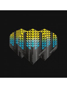 Winmau Darts Winmau Prism Alpha 174 Black and Yellow Standard Dart Flights