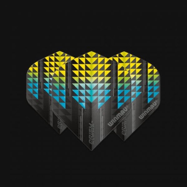 Winmau Darts Winmau Prism Alpha 174 Black and Yellow Standard Dart Flights