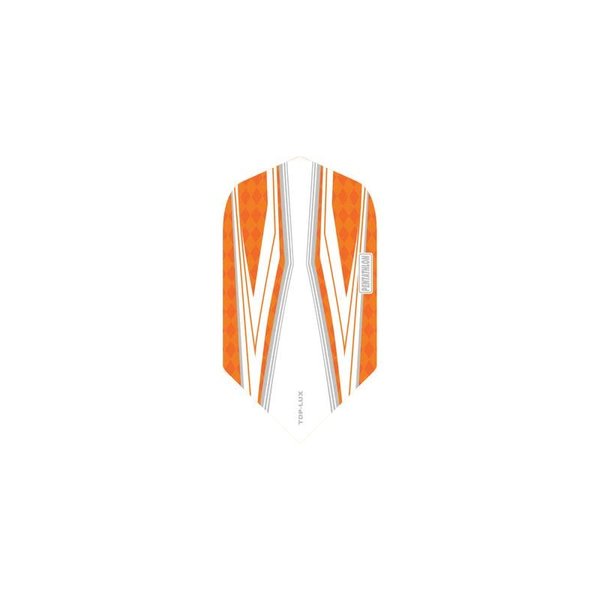 PENTATHLON Pentathlon TDP Lux Vizion White Orange Slim Dart Flights