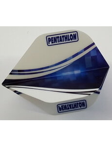 PENTATHLON Pentathlon Vizion Swirl Blue Standard Dart Flights