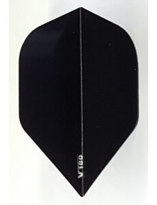 V-180 V180 Solid Black Standard Dart Flights