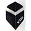 V-180 V180 Transparent Black Standard Dart Flights