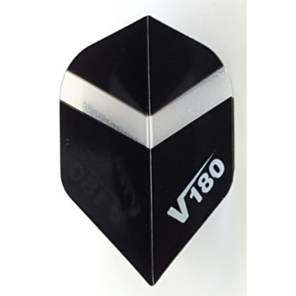 V-180 V180 Transparent Black Standard Dart Flights