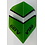 V-180 V180 Transparent Green Standard Dart Flights