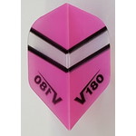V-180 V180 Transparent Pink Standard Dart Flights