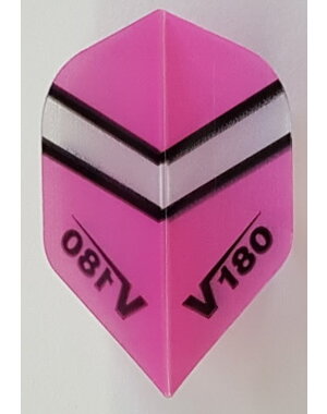 V-180 V180 Transparent Pink Standard Dart Flights