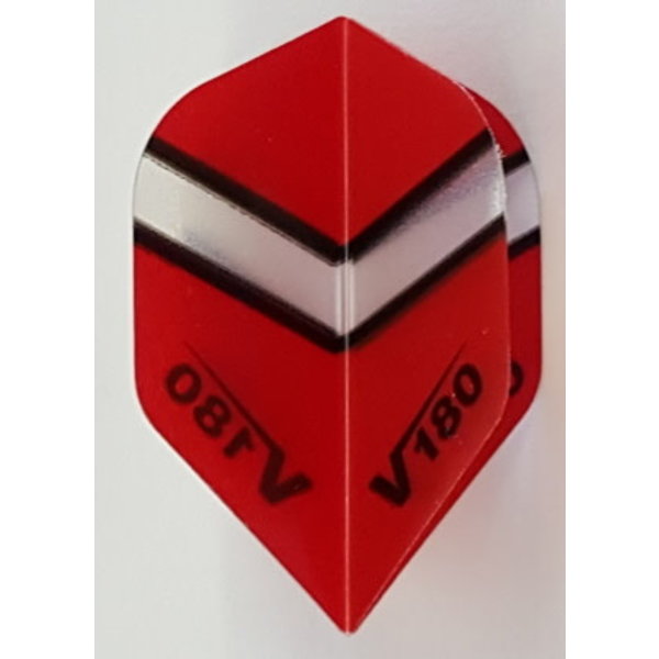 V-180 V180 Transparent Red Standard Dart Flights