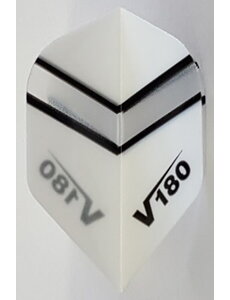 V-180 V180 Transparent White Standard Dart Flights