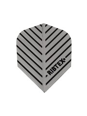 RibTex Silver with Black Stripe Ribtex Standard Dart Flights