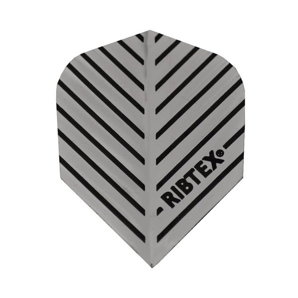 RibTex Silver with Black Stripe Ribtex Standard Dart Flights