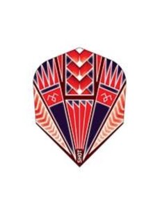 SHOT DARTS Shot Amour Red No6 Dart Flights