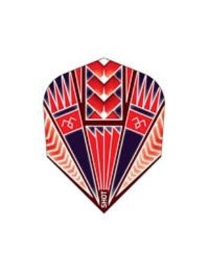 SHOT DARTS Shot Amour Red No6 Dart Flights