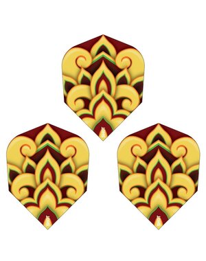SHOT DARTS Shot Flower Mystic No6 Dart Flights