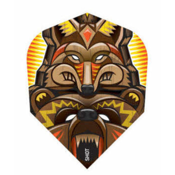 SHOT DARTS Shot Totem Animals No6 Dart Flights