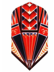 SHOT DARTS Shot Red Armour Slim Dart Flights