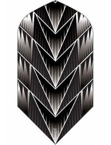SHOT DARTS Shot Tribal Weapon Black Slim Dart Flights
