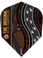 SHOT DARTS Shot Kyle Anderson Original Small Std Dart Flights
