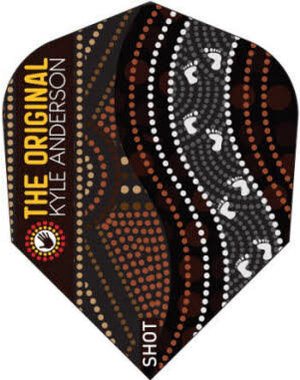 SHOT DARTS Shot Kyle Anderson Original Small Std Dart Flights