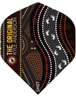 SHOT DARTS Shot Kyle Anderson Original Standard Dart Flights
