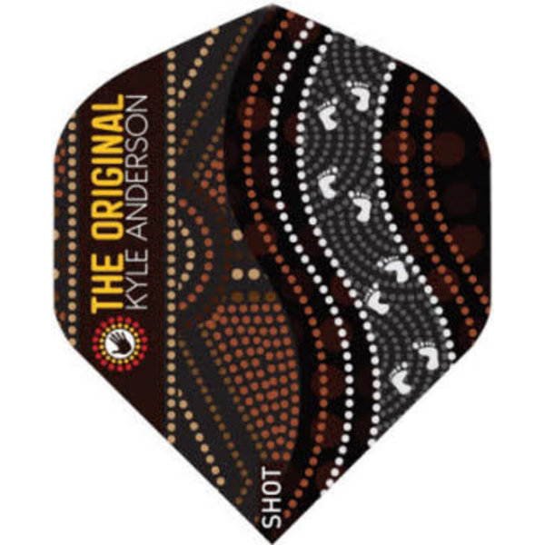 SHOT DARTS Shot Kyle Anderson Original Standard Dart Flights