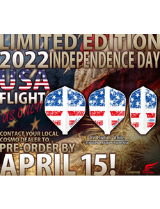 COSMO DARTS Cosmo Fit Flight Independence Day 2022 Limited Standard Dart Flights