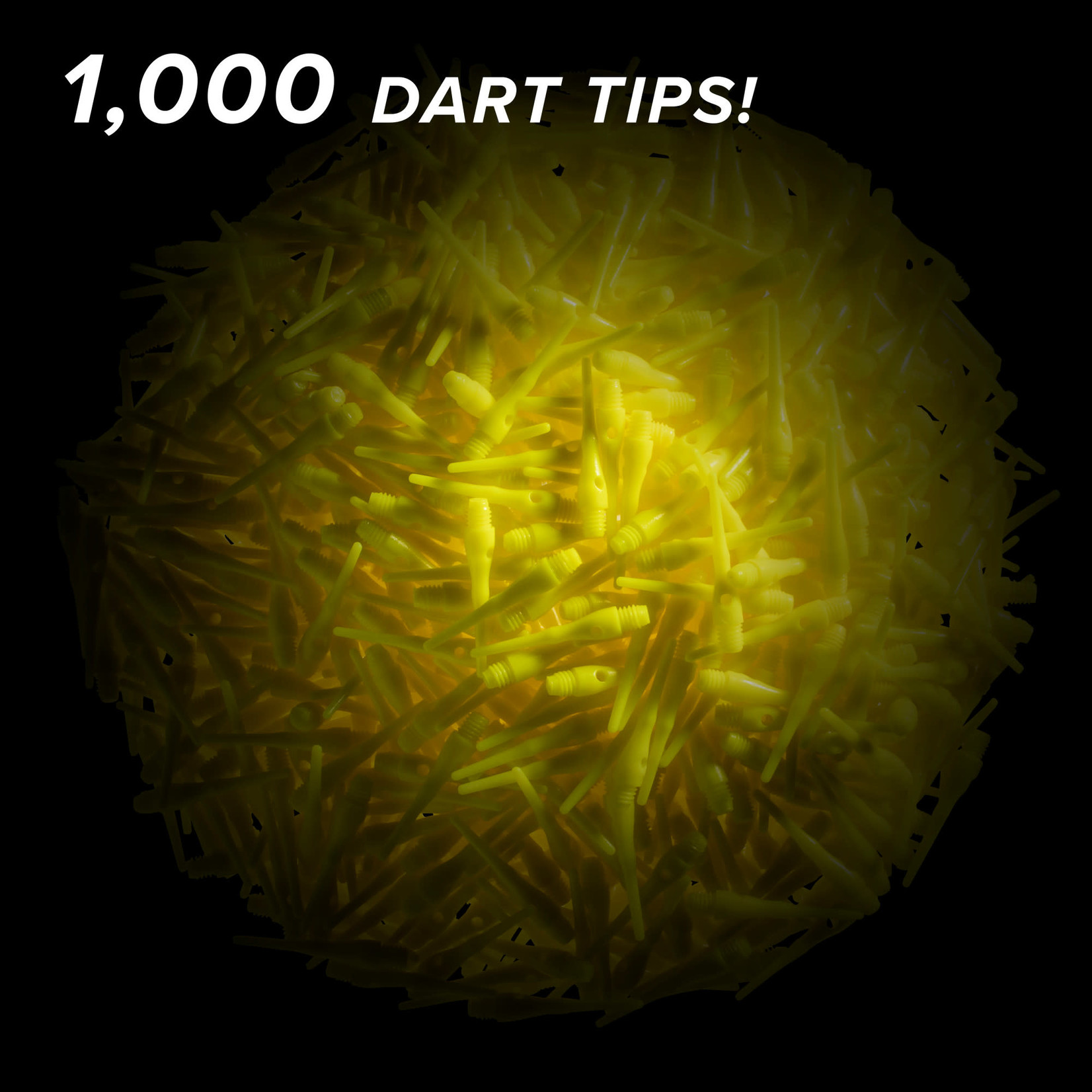 Viper Darts Bulk Tufflex III Neon Yellow 1000ct 2BA