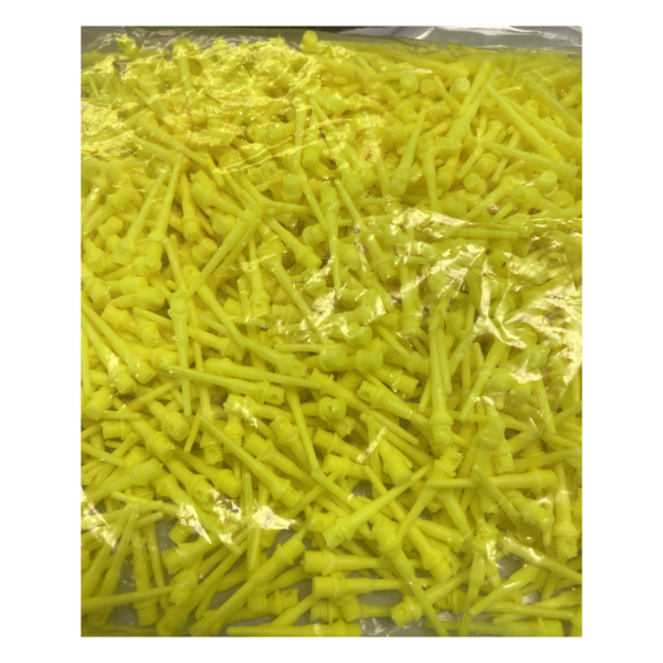 Viper Darts Tufflex 2 Neon Yellow 100ct Soft Tip Points
