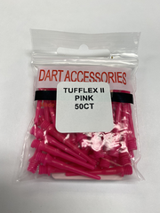 Viper Darts Tufflex 2 Pink 50ct 2BA Soft Tip Points