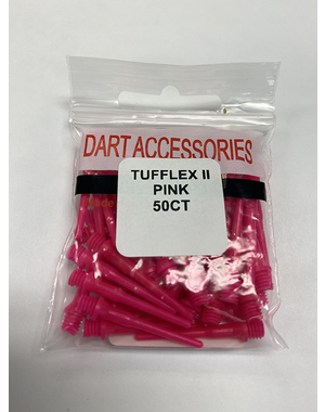 Viper Darts Tufflex 2 Pink 50ct 2BA Soft Tip Points