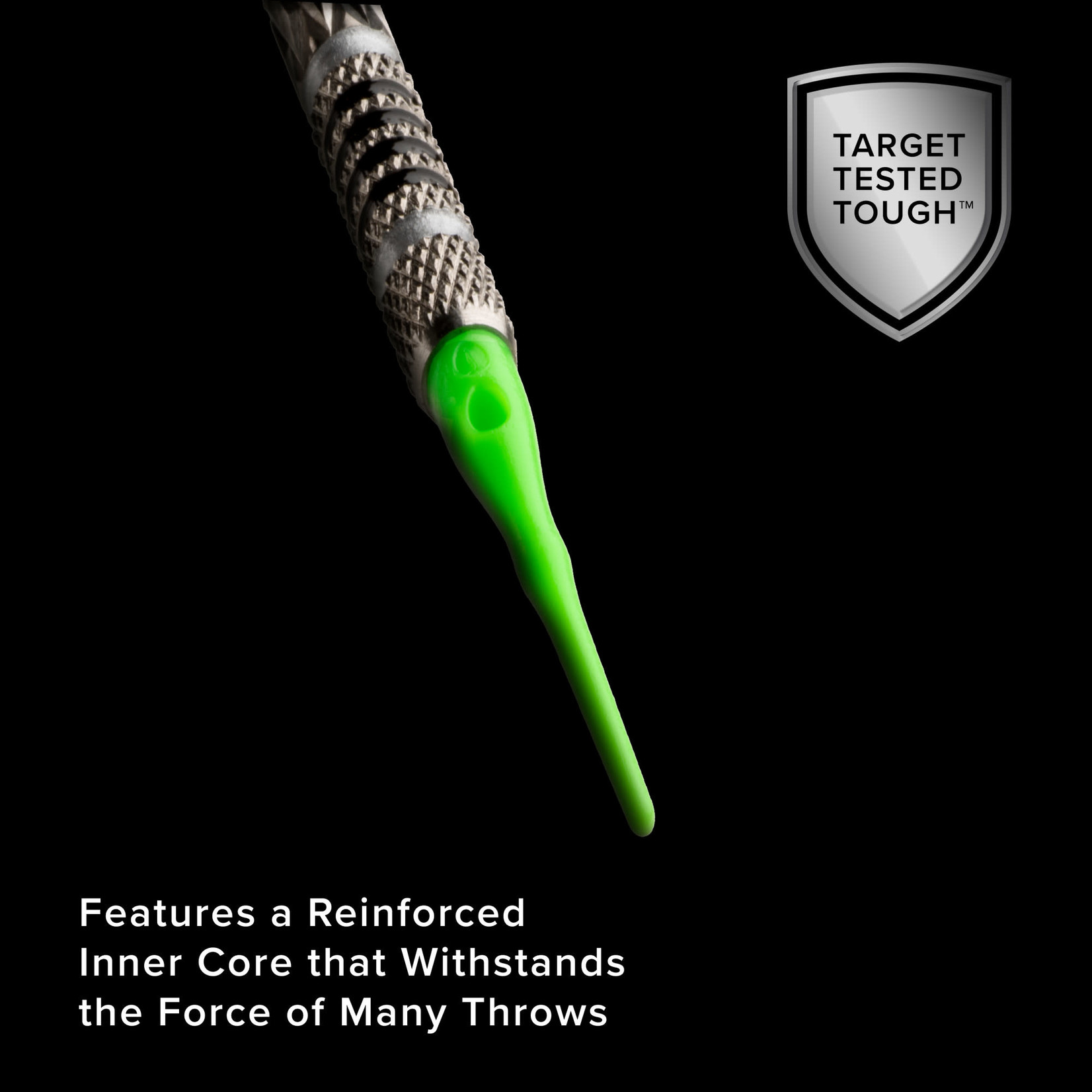 Viper Darts Tufflex III Neon Green 50ct Soft Tip Points