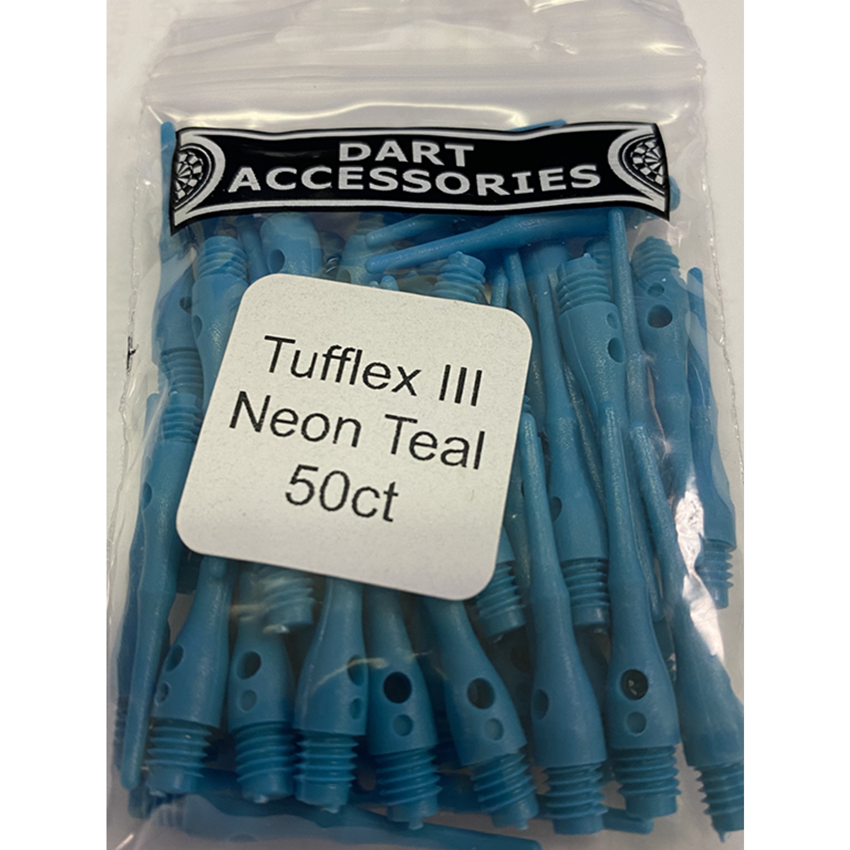 Viper Darts Tufflex III Neon Teal 50ct 2BA