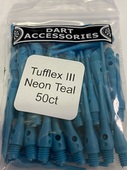 Viper Darts Tufflex III Neon Teal 50ct 2BA