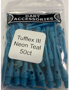 Viper Darts Tufflex III Neon Teal 50ct 2BA